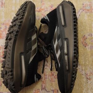 Adidas NMD S1 Core Black Lace up Low Top Sneaker  Men's size 9 GW5652